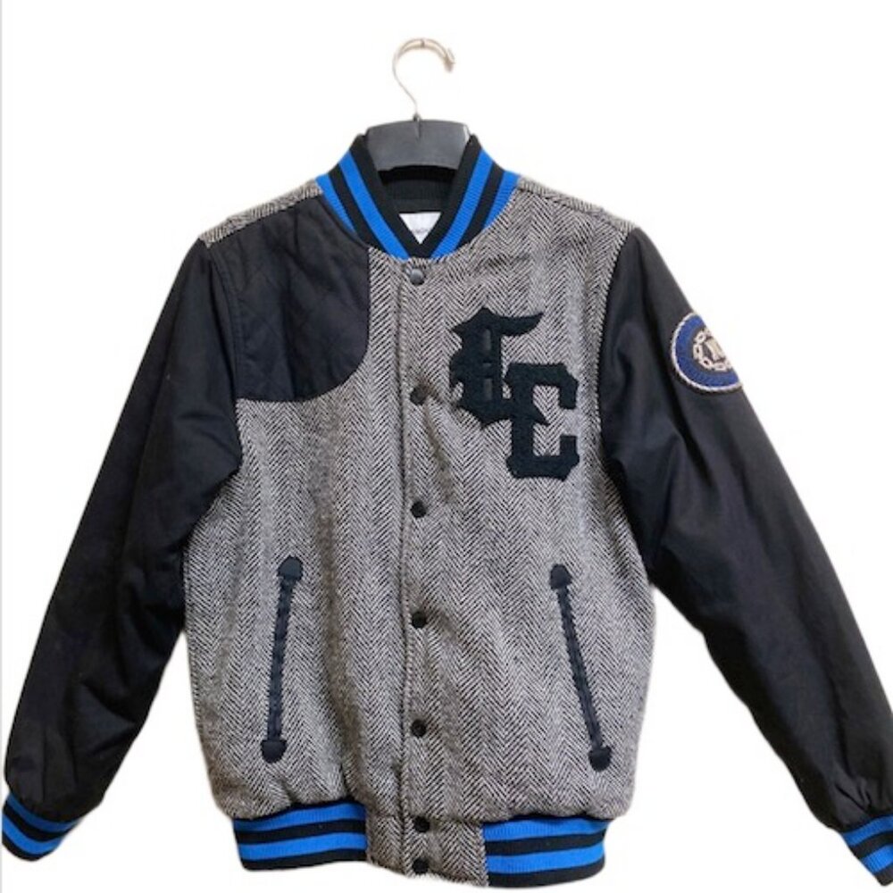 Crooks And Castles Mens Small Embroidered Casual Bomber Jacket